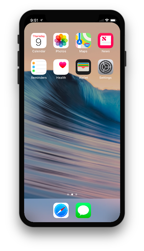 Wallpaper with invisible notch